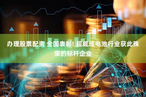 办理股票配资 全国表彰! 超威成电池行业获此殊荣的标杆企业