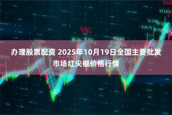 办理股票配资 2025年10月19日全国主要批发市场红尖椒价格行情